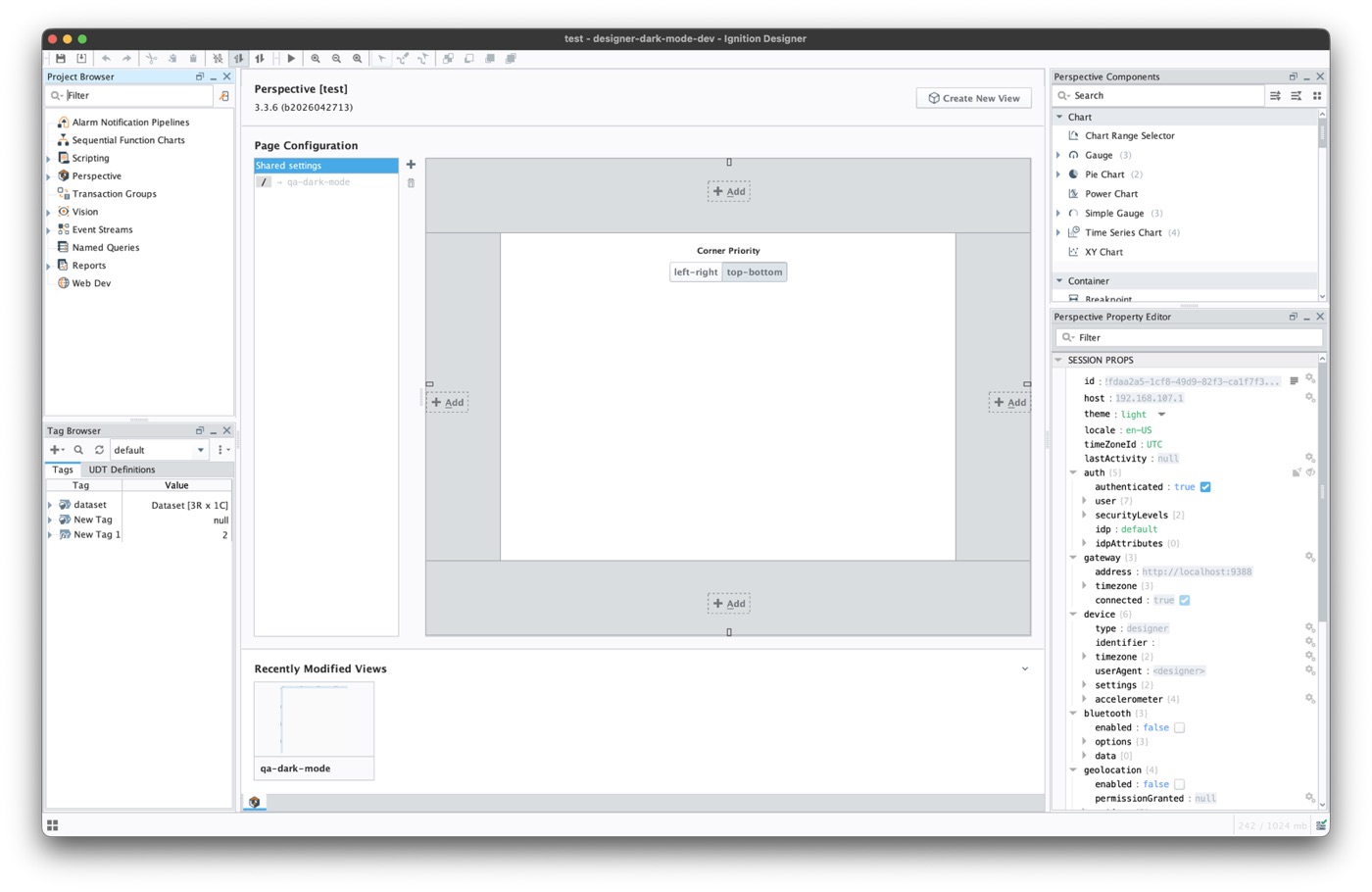 Ignition Designer light theme